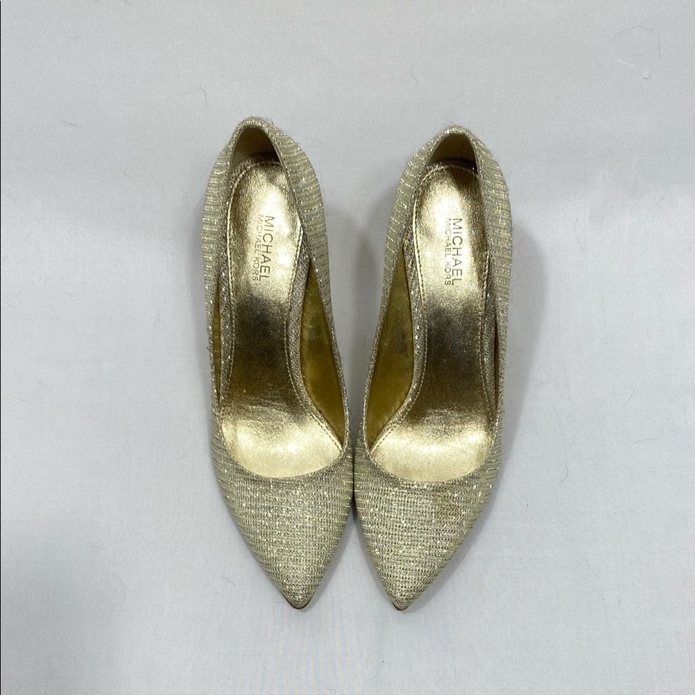 Michael Michael Kors Gold Sparkly Stilletos.